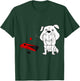 Smileteeshob Funny Bulldog Playing Cornhole Toss Tailgating T-Shirt - T-Shirt | Forest