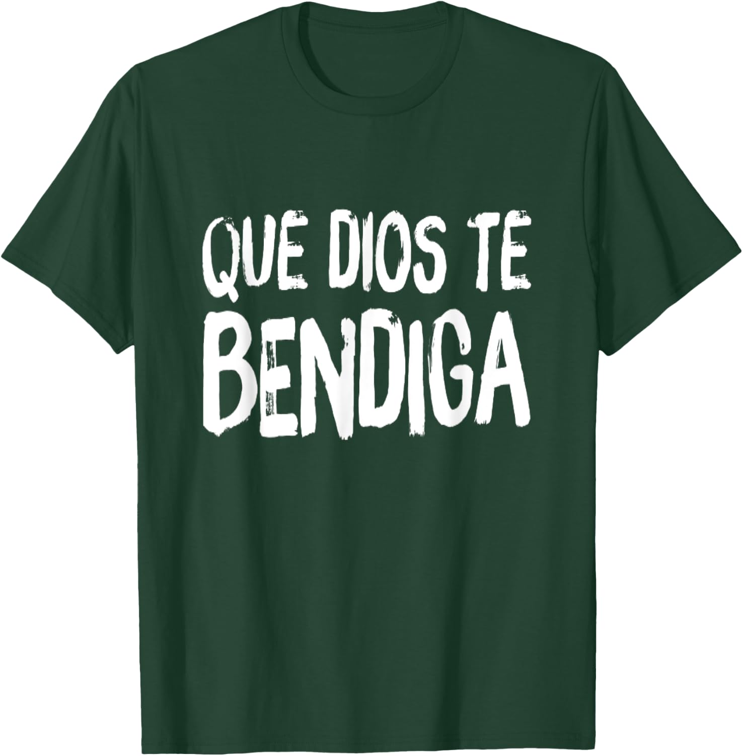 Que Dios Te Bendiga God Bless you Cristiana Espanol Spanish T-Shirt - T-Shirt | Forest