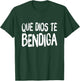 Que Dios Te Bendiga God Bless you Cristiana Espanol Spanish T-Shirt - T-Shirt | Forest