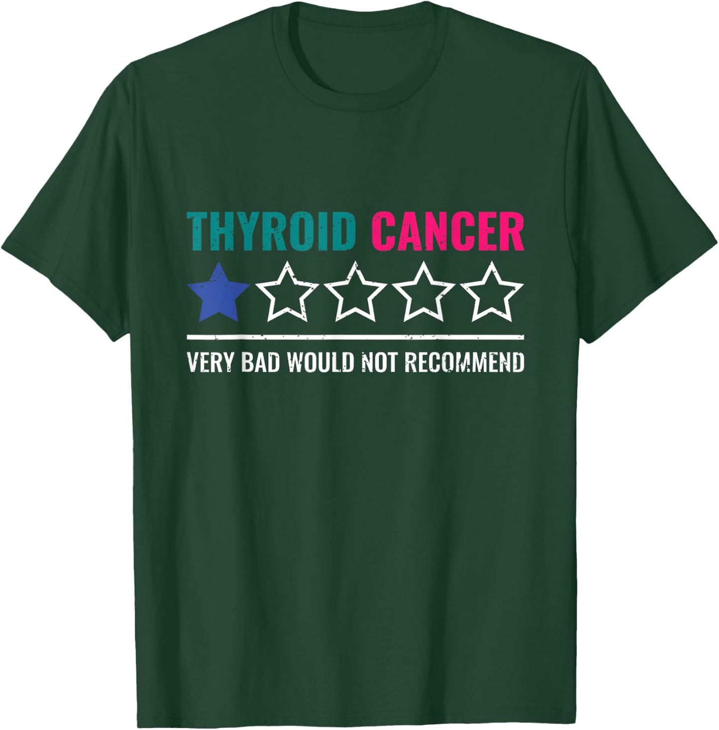 Thyroid Cancer Would Not Recommend Thyroid Cancer Survivor T-Shirt - T-Shirt | Forest