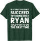 RYAN Gift Name Personalized Birthday Funny Christmas Joke T-Shirt - T-Shirt | Forest
