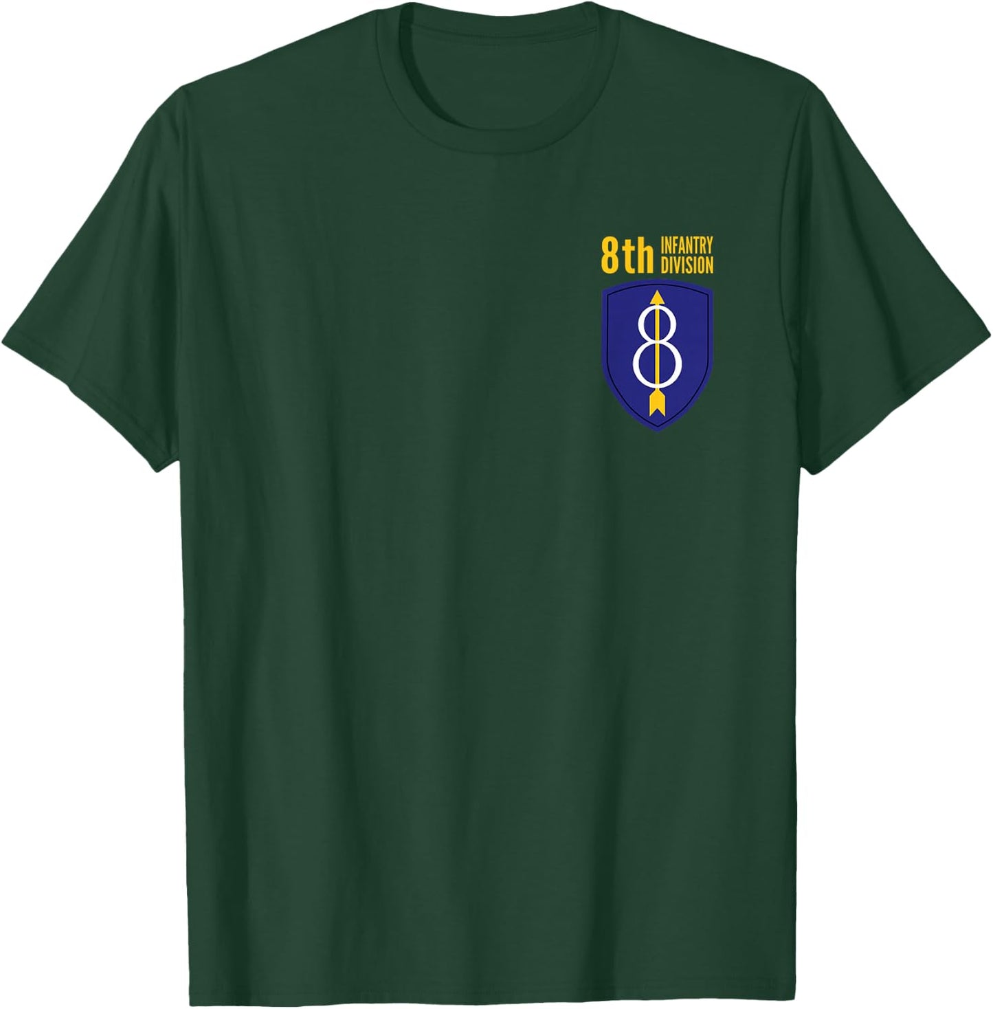 8th Infantry Division United State Army T-Shirt - T-Shirt | Forest