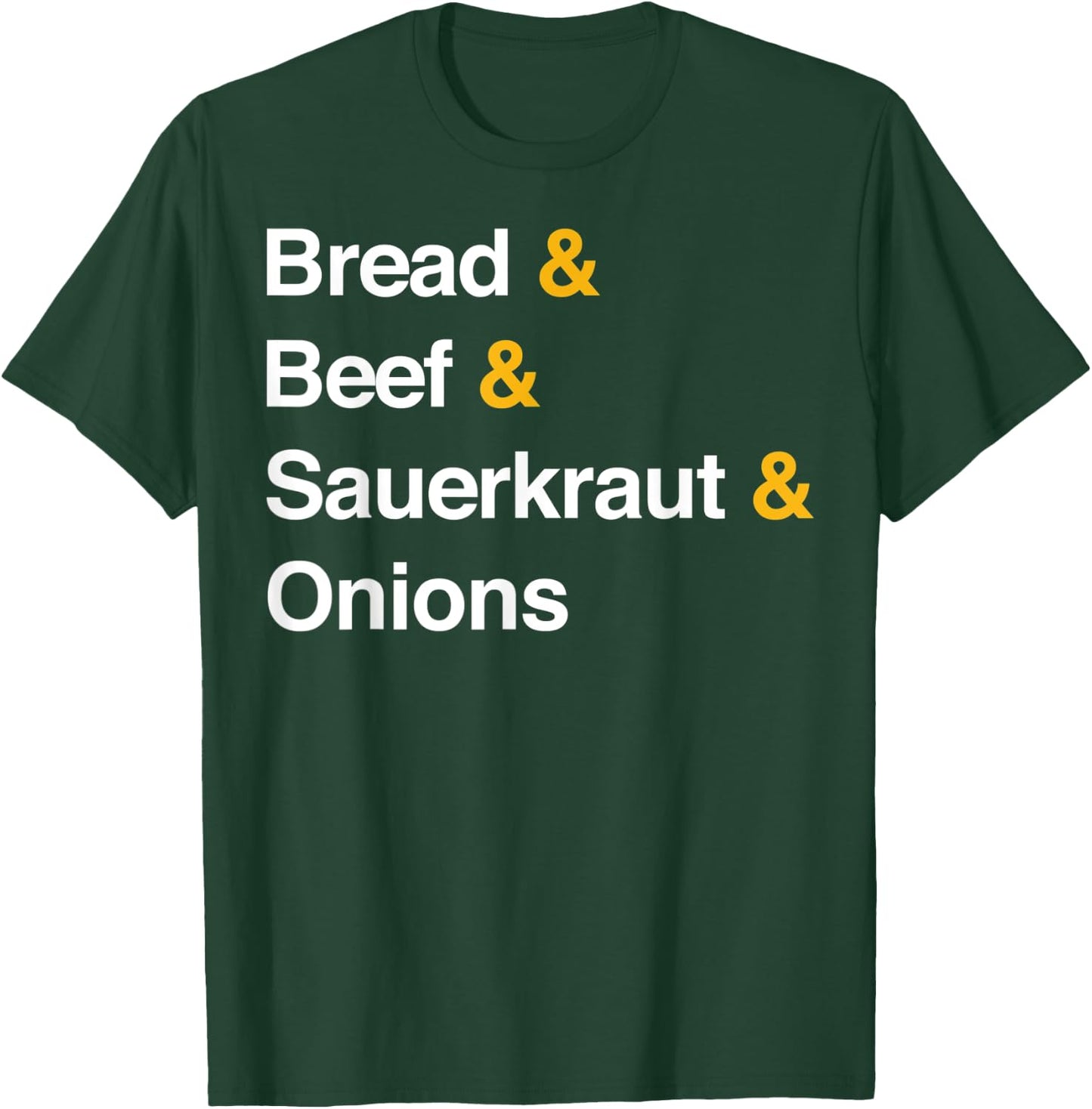 Ingredient List Nebraska Sandwich Runza T-Shirt - T-Shirt | Forest