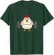 Chicken Power Deadlift - Funny Weightlifter T-Shirt - T-Shirt | Forest