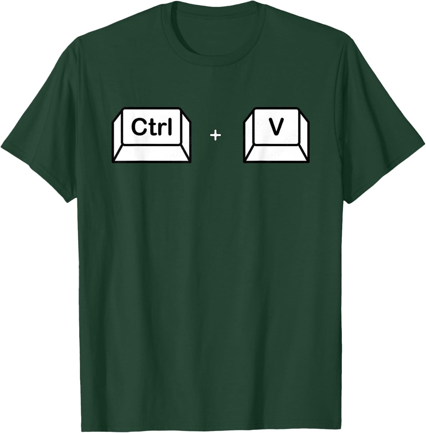 Ctrl V Family Matching Copy Paste dad son daughter T-Shirt - T-Shirt | Forest