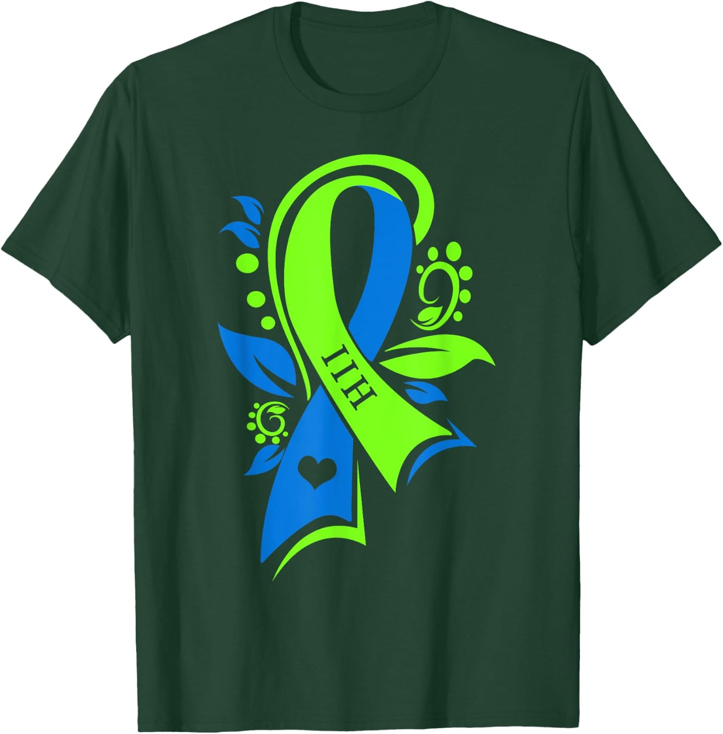 IIH Pseudotumor Cerebri Idiopathic Intracranial Hypertension T-Shirt - T-Shirt | Forest