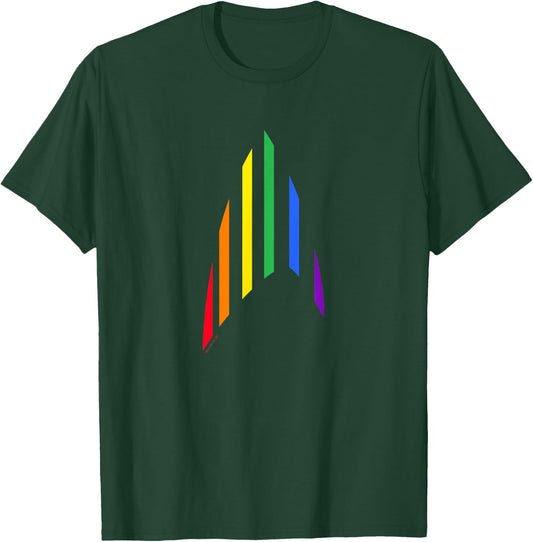 Star Trek: The Original Series Pride Rainbow Delta T-Shirt - T-Shirt | Forest