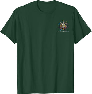 Dungeons & Dragons Skull Badge Pocket T-Shirt - T-Shirt | Forest