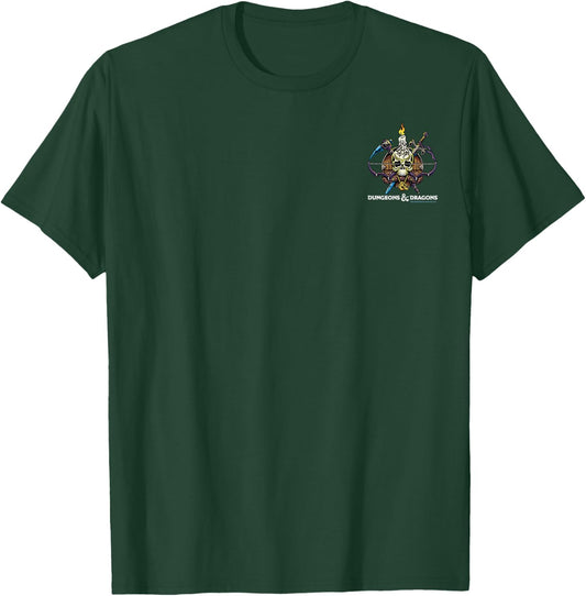 Dungeons & Dragons Skull Badge Pocket T-Shirt - T-Shirt | Forest
