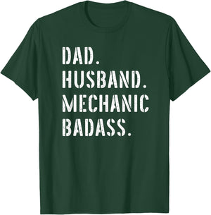Car Mechanic Dad Gifts From Daughter Son Wife T-Shirt - T-Shirt | Forest