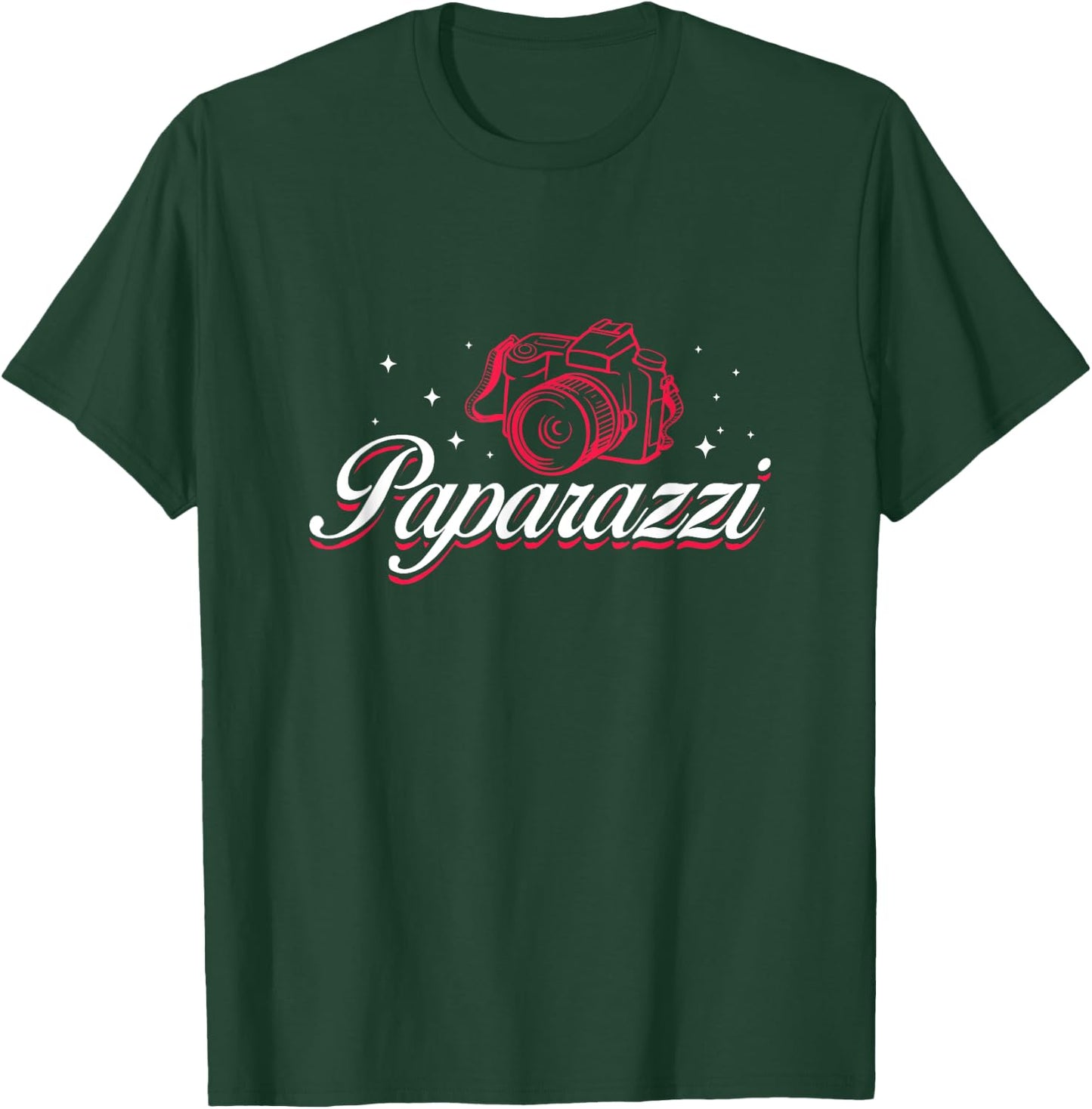 Paparazzi Photographer Photography Camera Lover T-Shirt - T-Shirt | Forest