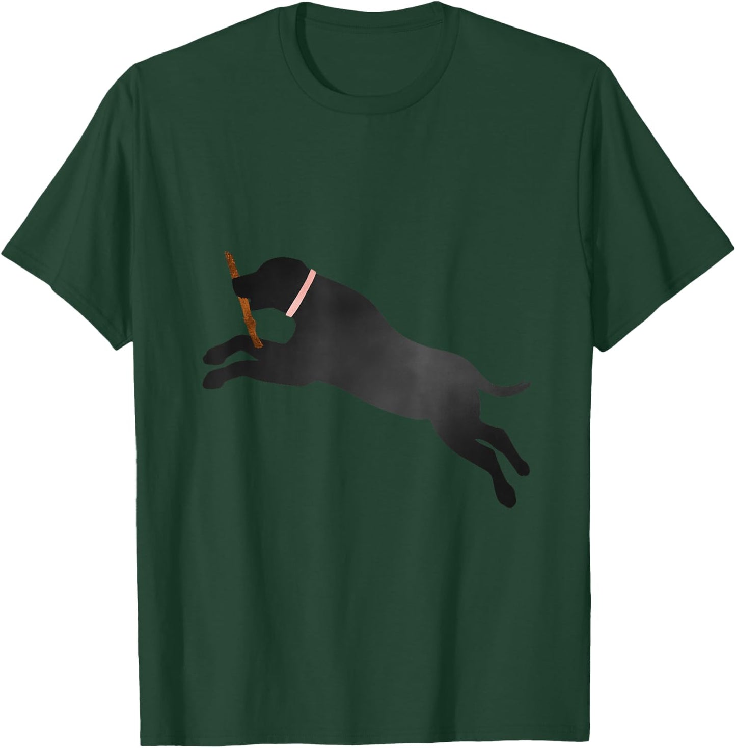 Labrador Retriever Black Lab Dog Lover T-Shirt - T-Shirt | Forest