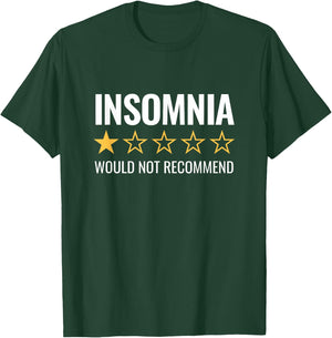 Funny Cannot Sleep Meme for Insomniacs - Difficulty Sleeping T-Shirt - T-Shirt | Forest