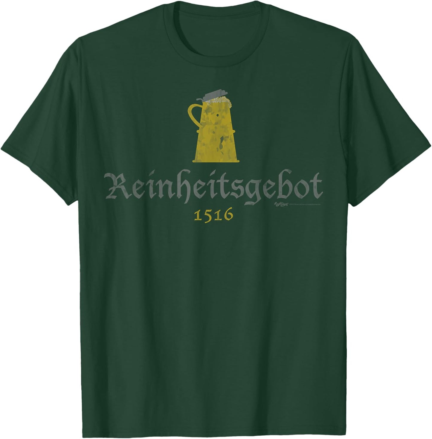 Vintage Reinheitsgebot 1516 Oktoberfest Munich Germany T-Shirt - T-Shirt | Forest