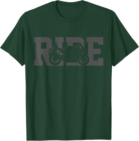 Motorcycle Racing Biker Racer Gift T-Shirt - T-Shirt | Forest