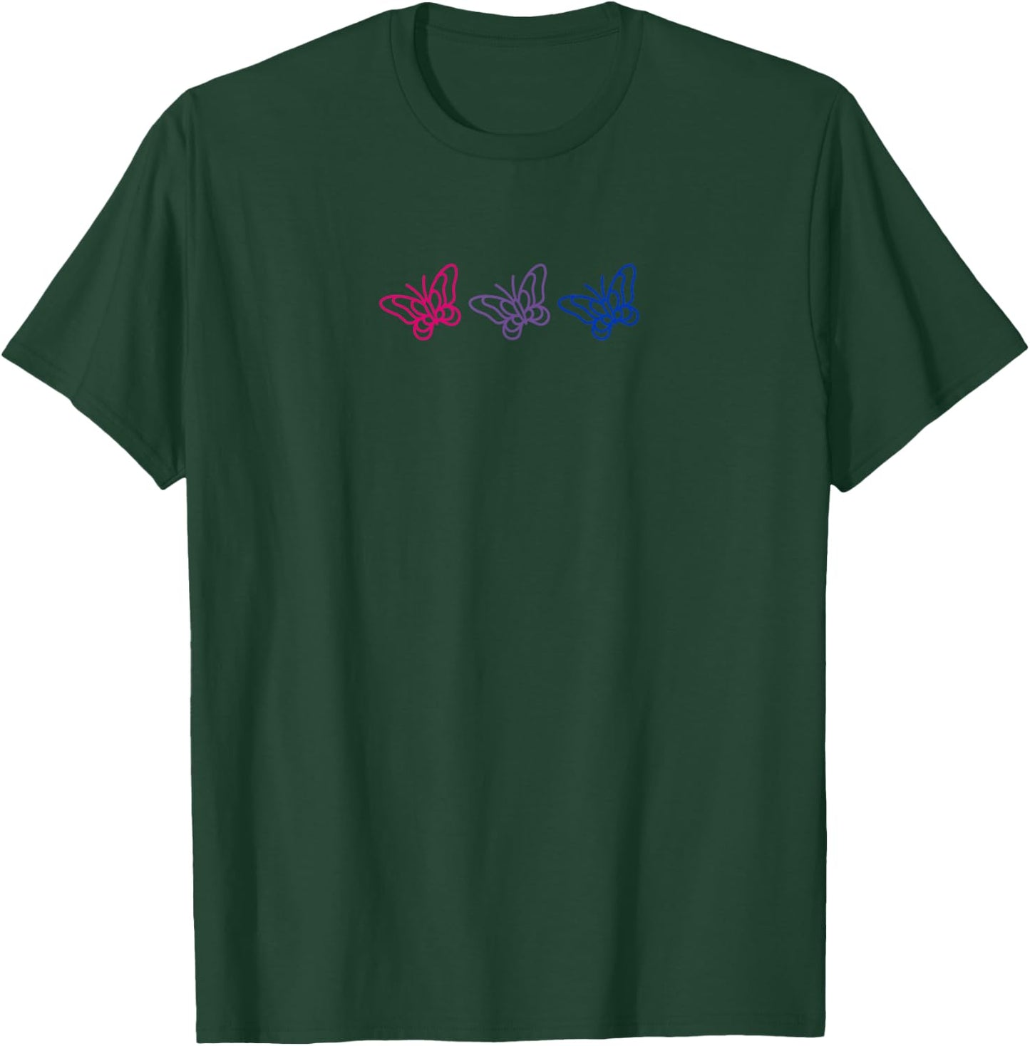 Bisexual Pride Shirt Subtle Bi Pride Gay Pride T-Shirt - T-Shirt | Forest