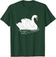 Cute Animal Lover Gift Pretty Bird Lake Beautiful Swan T-Shirt - T-Shirt | Forest