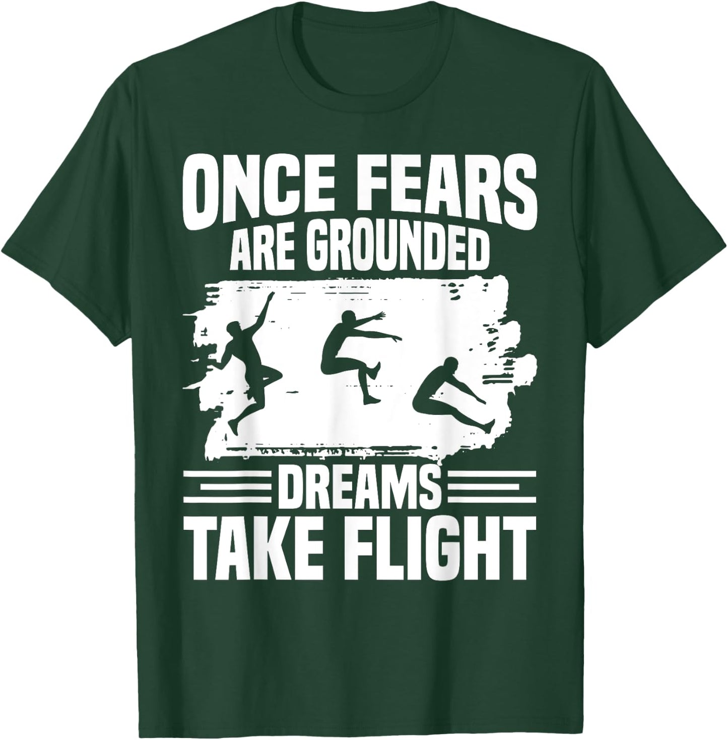 Triple Jumper Spikes Track & Field Spikes Triple Jump T-Shirt - T-Shirt | Forest