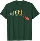 Retro Diving Evolution Gift Scuba Divers T-Shirt - T-Shirt | Forest
