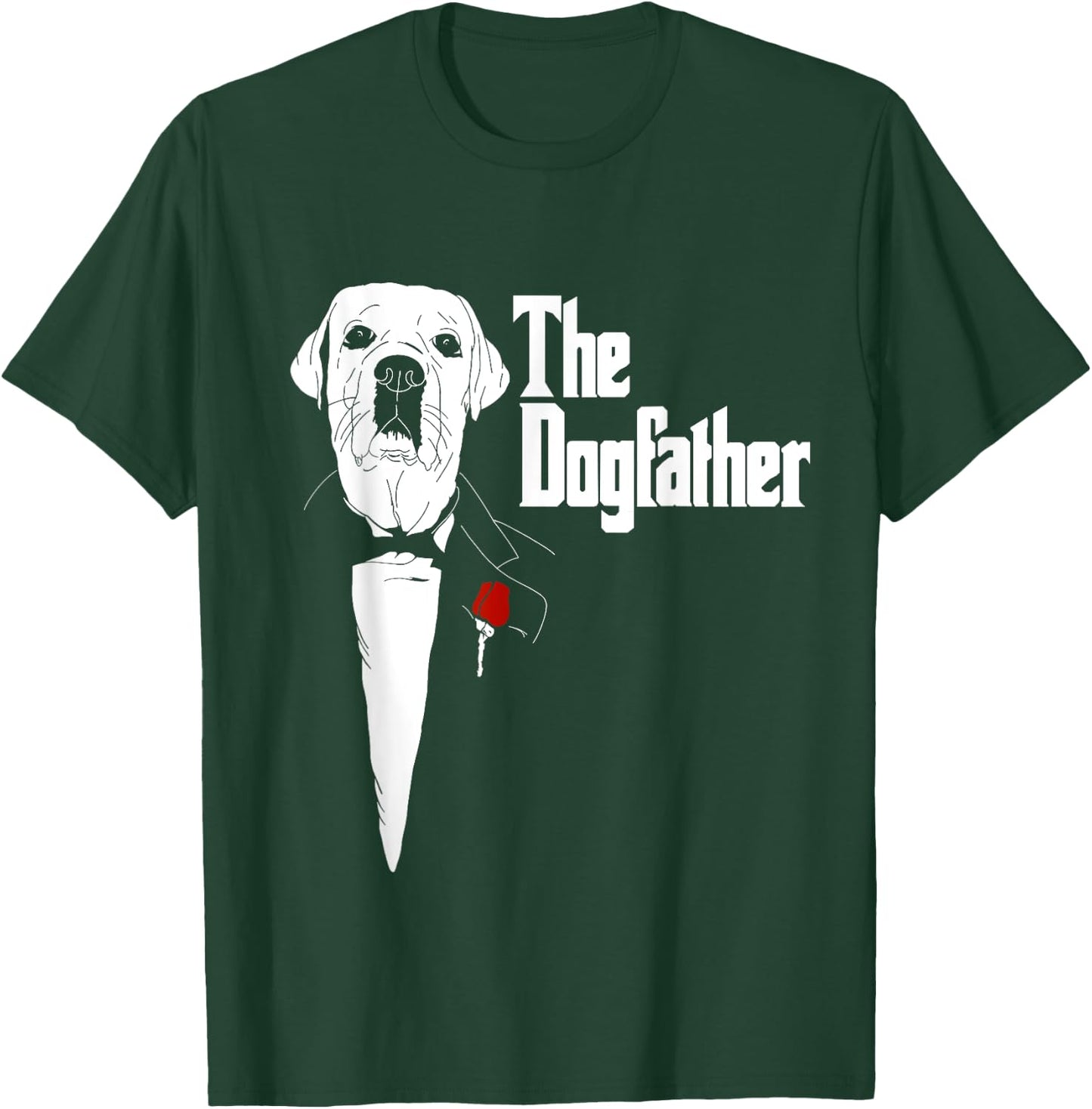Labrador Retriever Dad | The DogFather Labrador | Lab T-Shirt - T-Shirt | Forest