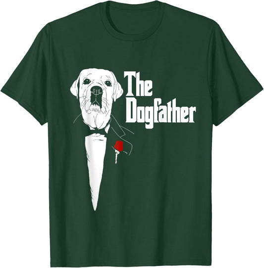 Labrador Retriever Dad | The DogFather Labrador | Lab T-Shirt - T-Shirt | Forest