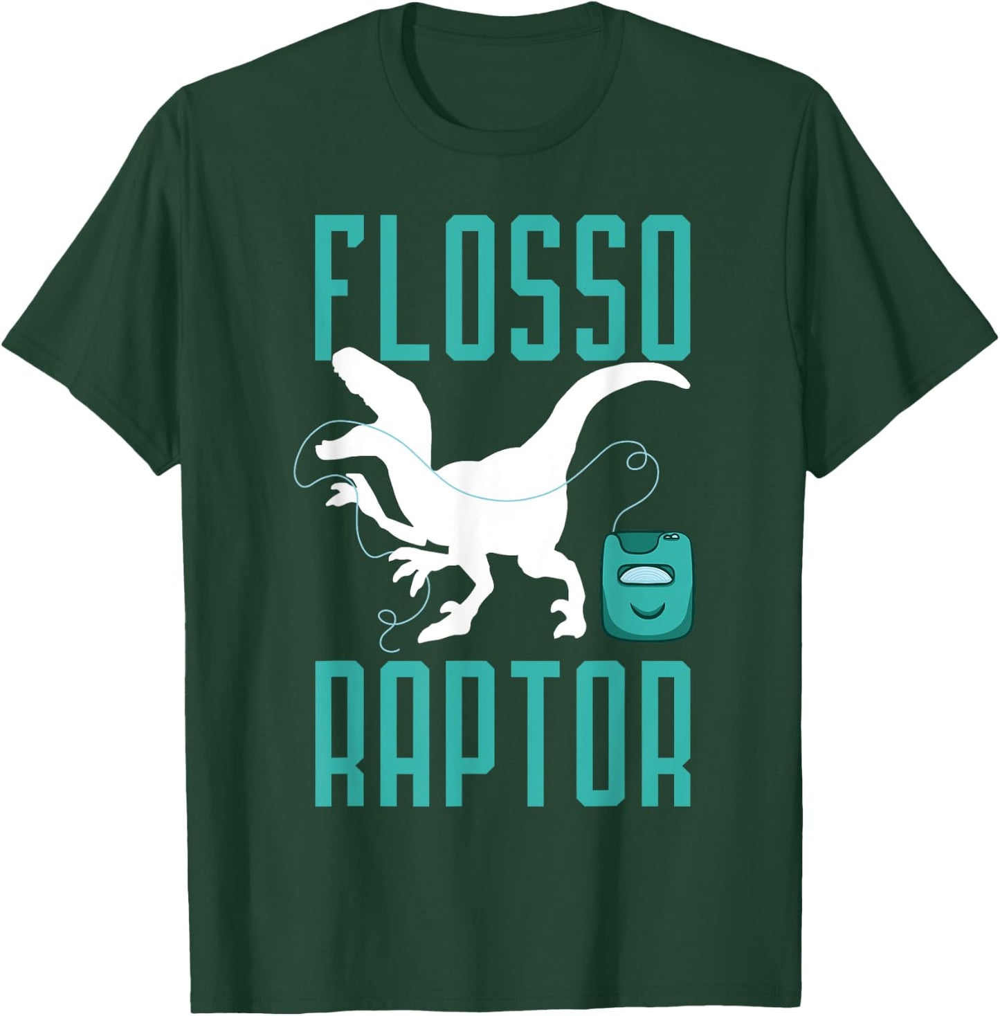 Dinosaur Dentist Dental Surgeon Dino Mouth Doctor Gift T-Shirt - T-Shirt | Forest