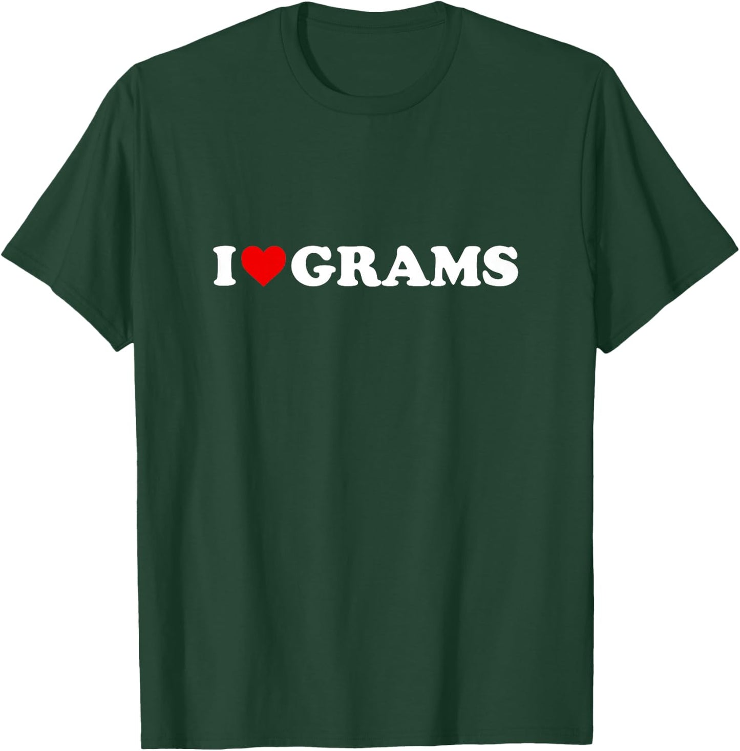 I Love Grams Shirt For Boy Girl Toddler Children Youth T-Shirt - T-Shirt | Forest