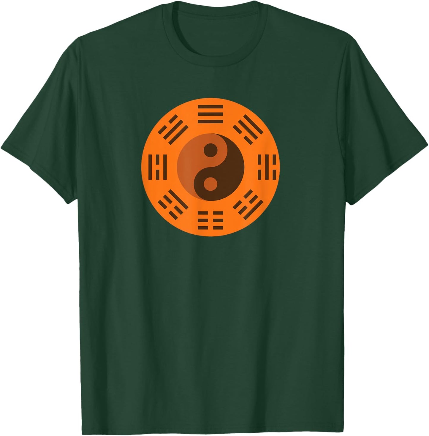 Chinese Bagua Eight Trigrams Earlier Later Heaven T-Shirt - T-Shirt | Forest