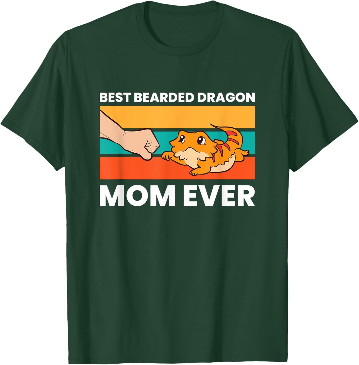 Best Bearded Dragon Mom Ever Lizard Girl Bearded Dragon T-Shirt - T-Shirt | Forest