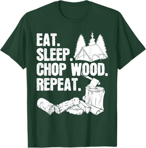 Woodworking Lumberjack Gift a Chopping Wood T-Shirt - T-Shirt | Forest