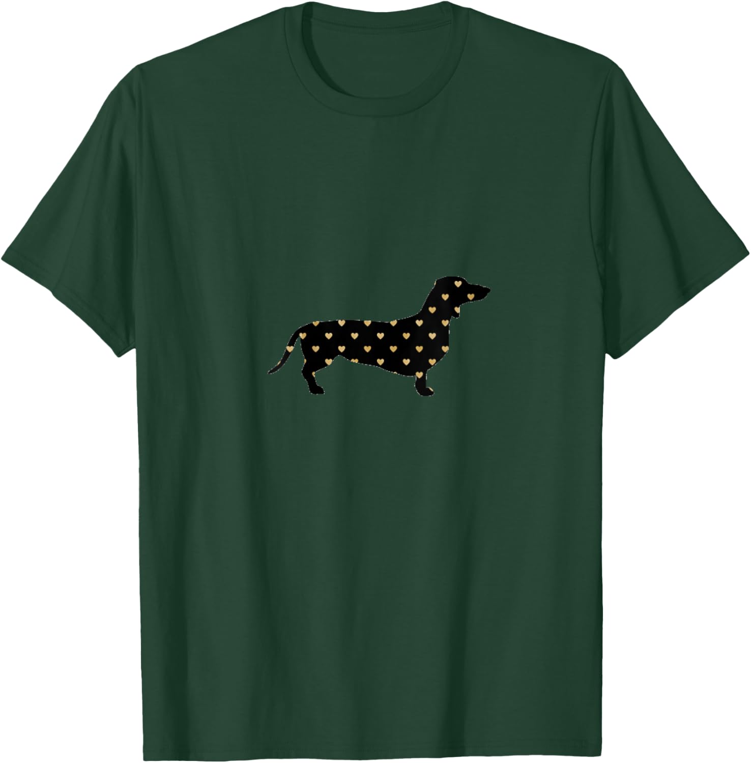 Valentine's Day Dog Owner Weenie Dachshund Lover Wiener Gift V-Neck T-Shirt - T-Shirt | Forest