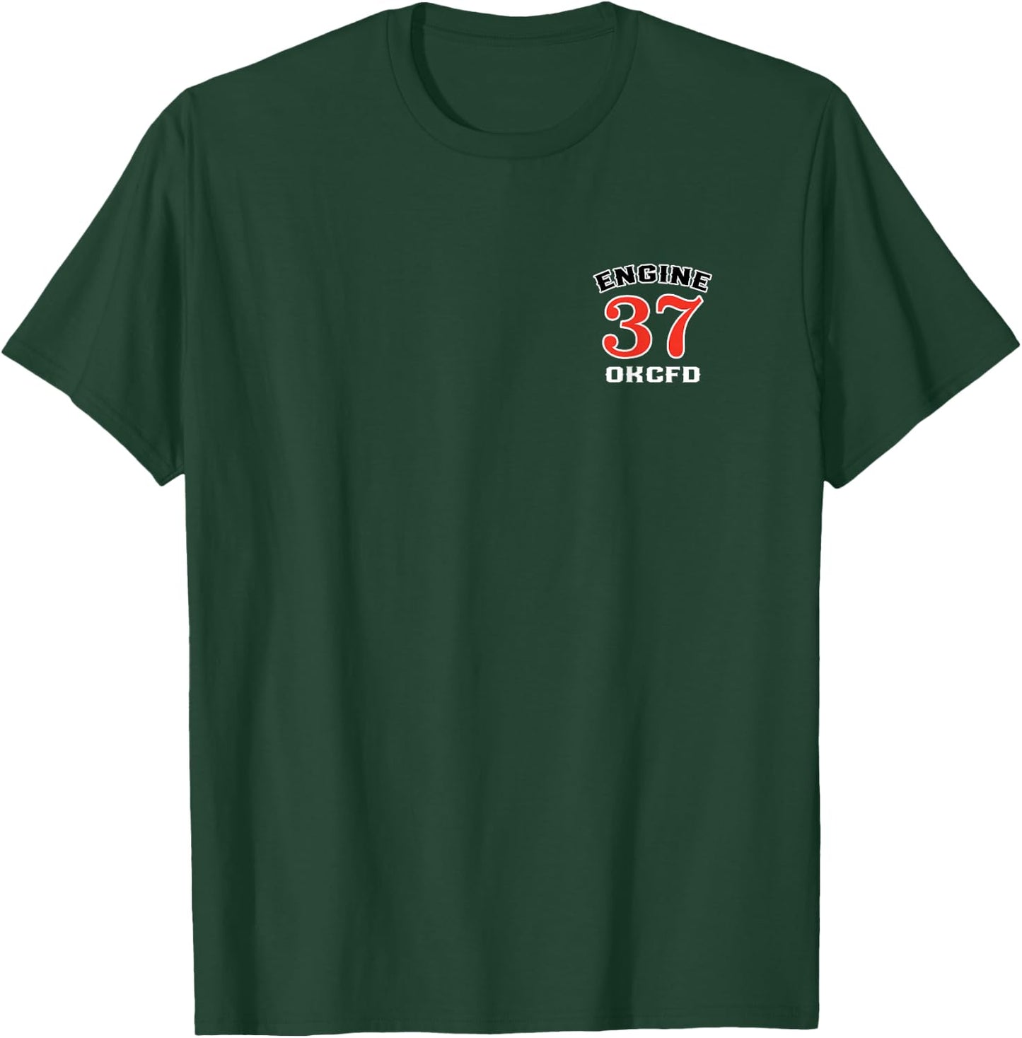 Oklahoma City Fire Dept Engine 37 T-Shirt - T-Shirt | Forest