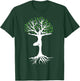 Zen Tree-Pose with Leaves Branches and Roots Yoga Namaste T-Shirt - T-Shirt | Forest