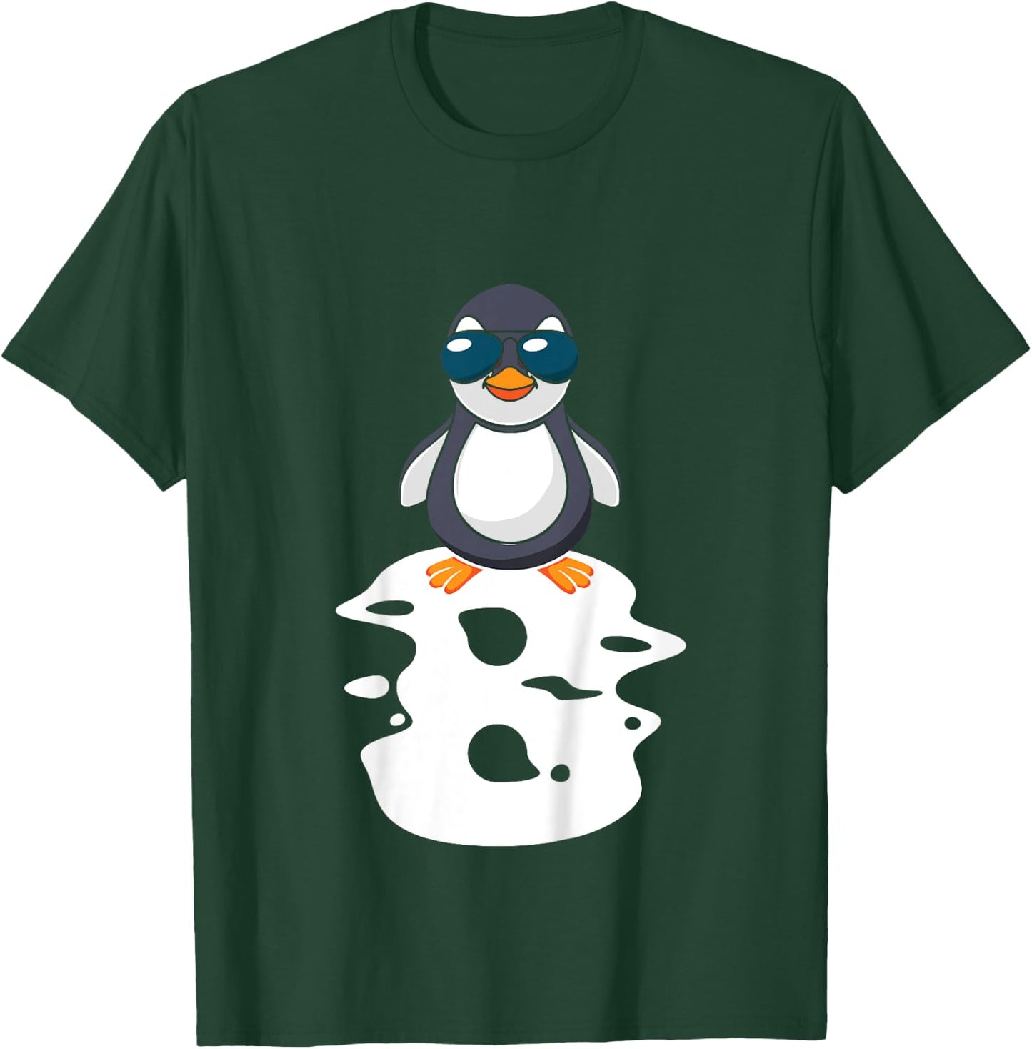 I Am Already 8 Years Old Penguin 8th Birthday T-Shirt - T-Shirt | Forest
