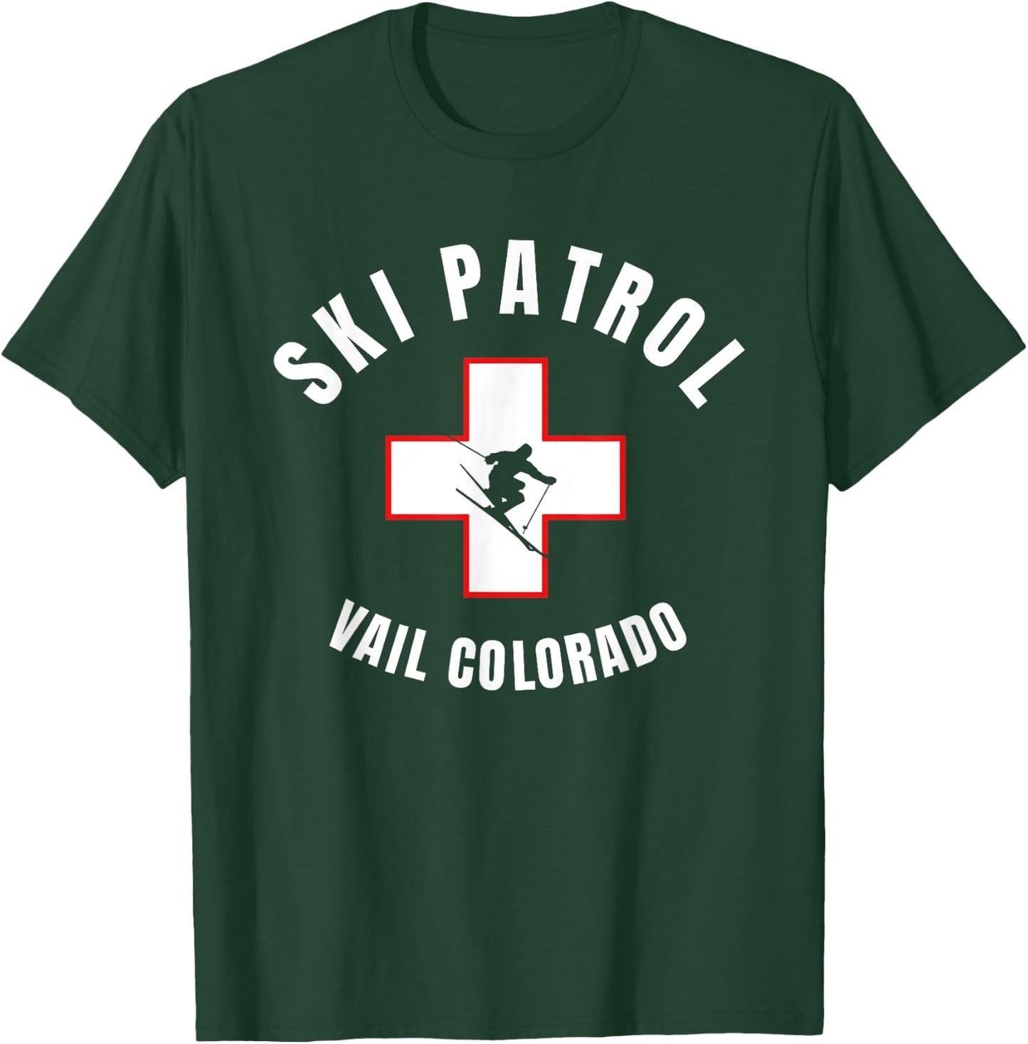 Vail Colorado Ski Patrol T-Shirt - T-Shirt | Forest