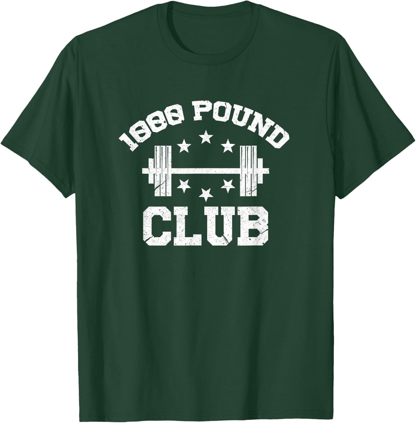1000 Pound Club Funny Bodybuilding Gym Workout T-Shirt - T-Shirt | Forest