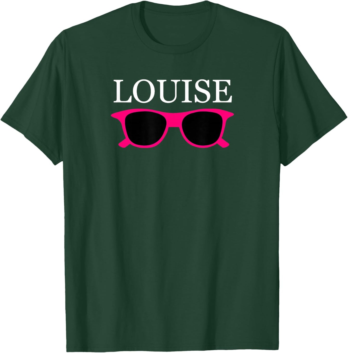 Louise Pink Glasses Cute Matching Best Friends T-Shirt - T-Shirt | Forest