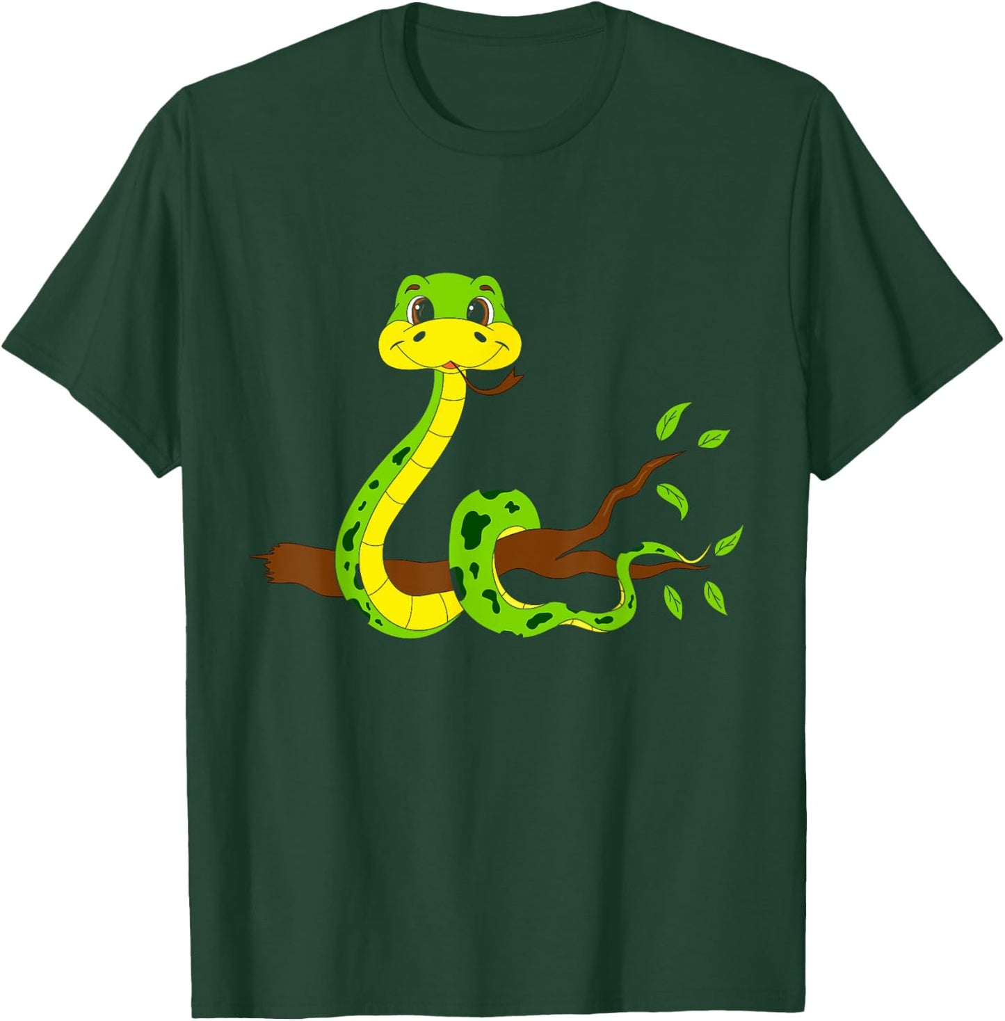 Wild Reptile Animal Kids Gift Snake T-Shirt - T-Shirt | Forest