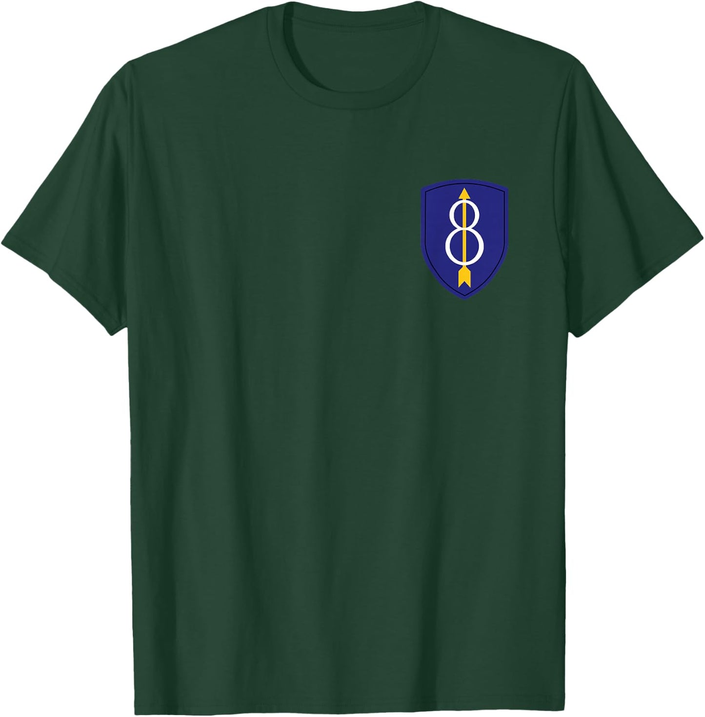 8th Infantry Division United States Army T-Shirt - T-Shirt | Forest