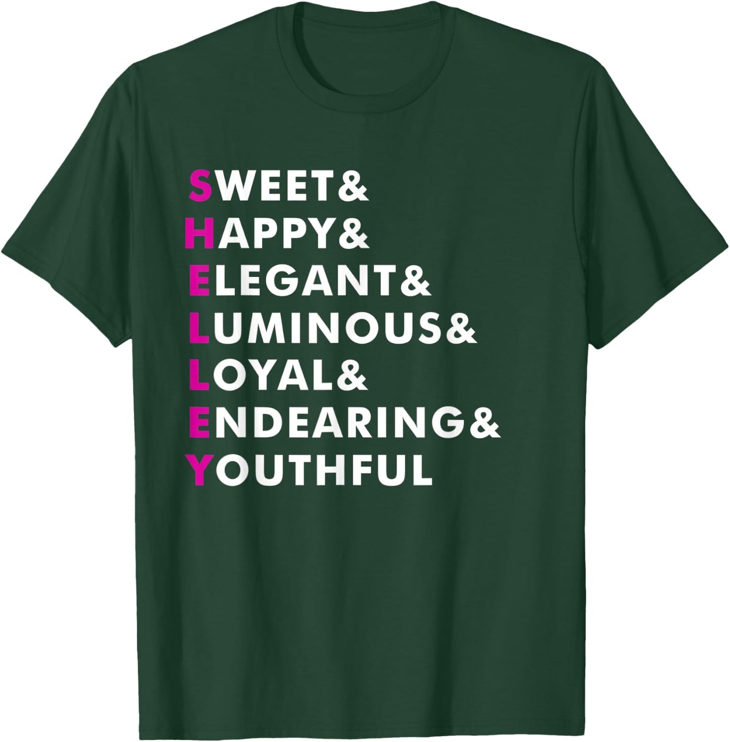 Shelley Name Shirt Personalized Gift T-Shirt - T-Shirt | Forest