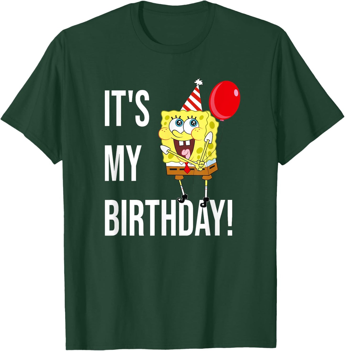 Mademark x SpongeBob SquarePants - SpongeBob - It's My Birthday! T-Shirt - T-Shirt | Forest