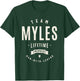 Team Myles Lifetime Member Funny Name Myles T-Shirt - T-Shirt | Forest