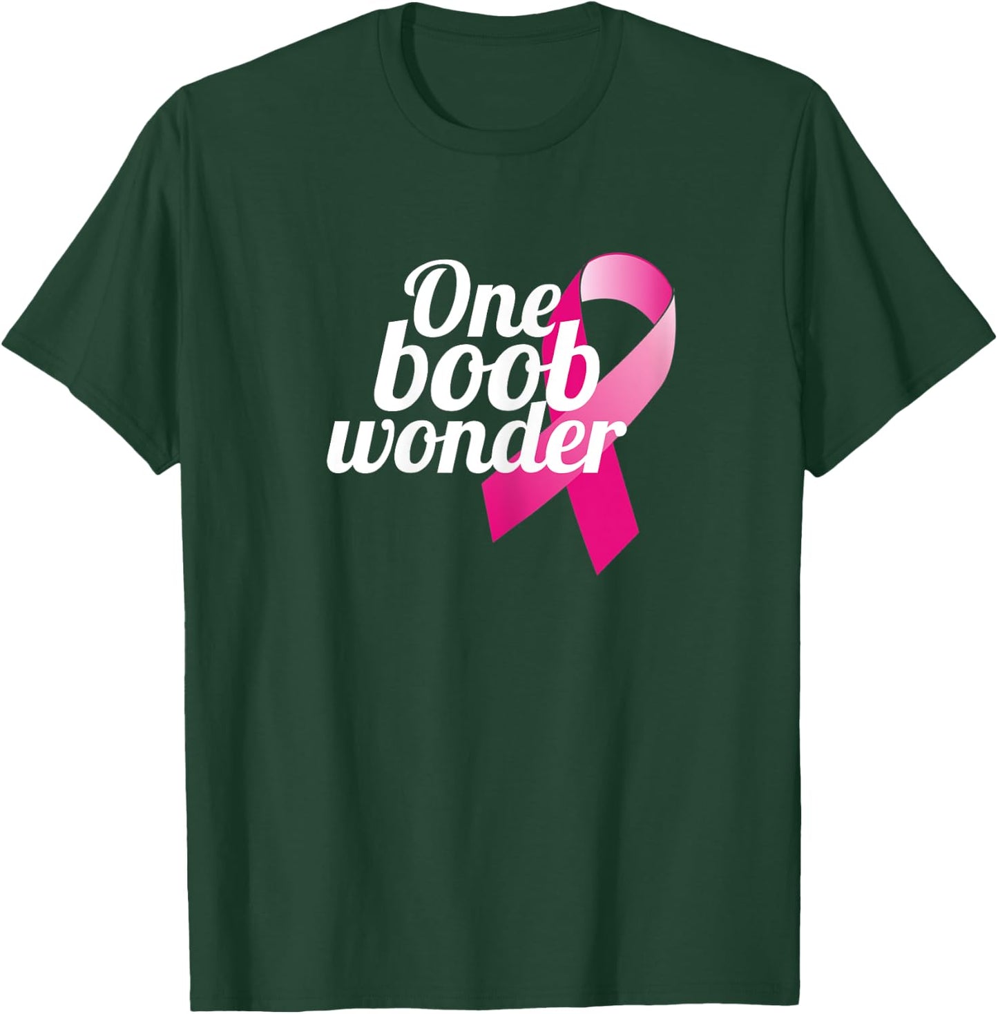 Funny Breast Cancer Mastectomy Recovery Design T-Shirt - T-Shirt | Forest