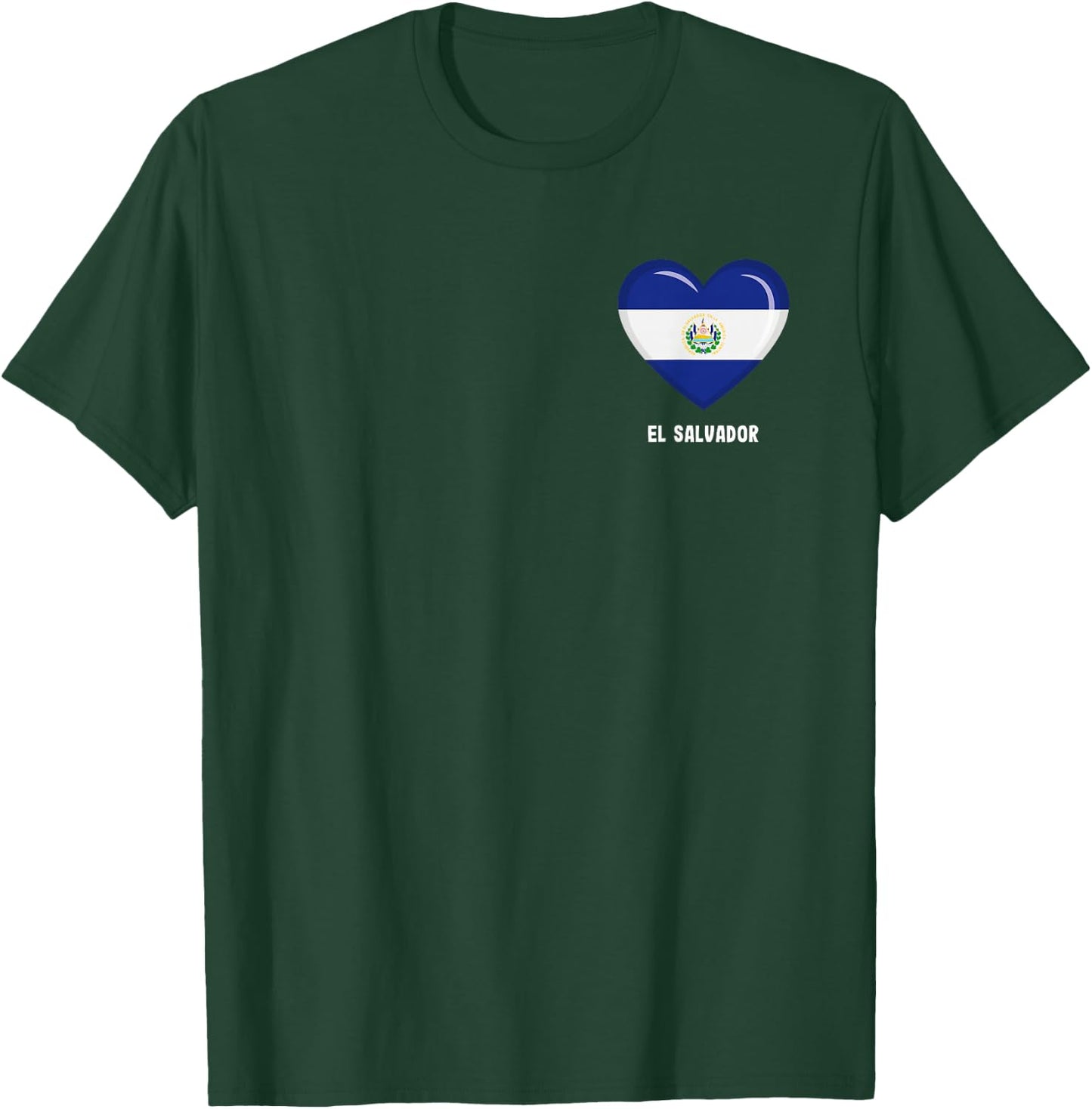 El Salvador Flag Shirt | Salvadoran T-Shirt - T-Shirt | Forest