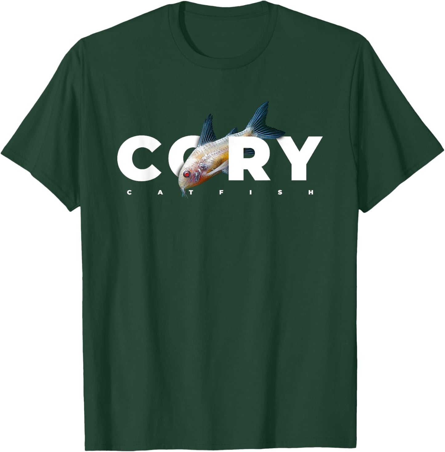 Corydoras Catfish Aquarium Keeper Cory T-Shirt - T-Shirt | Forest