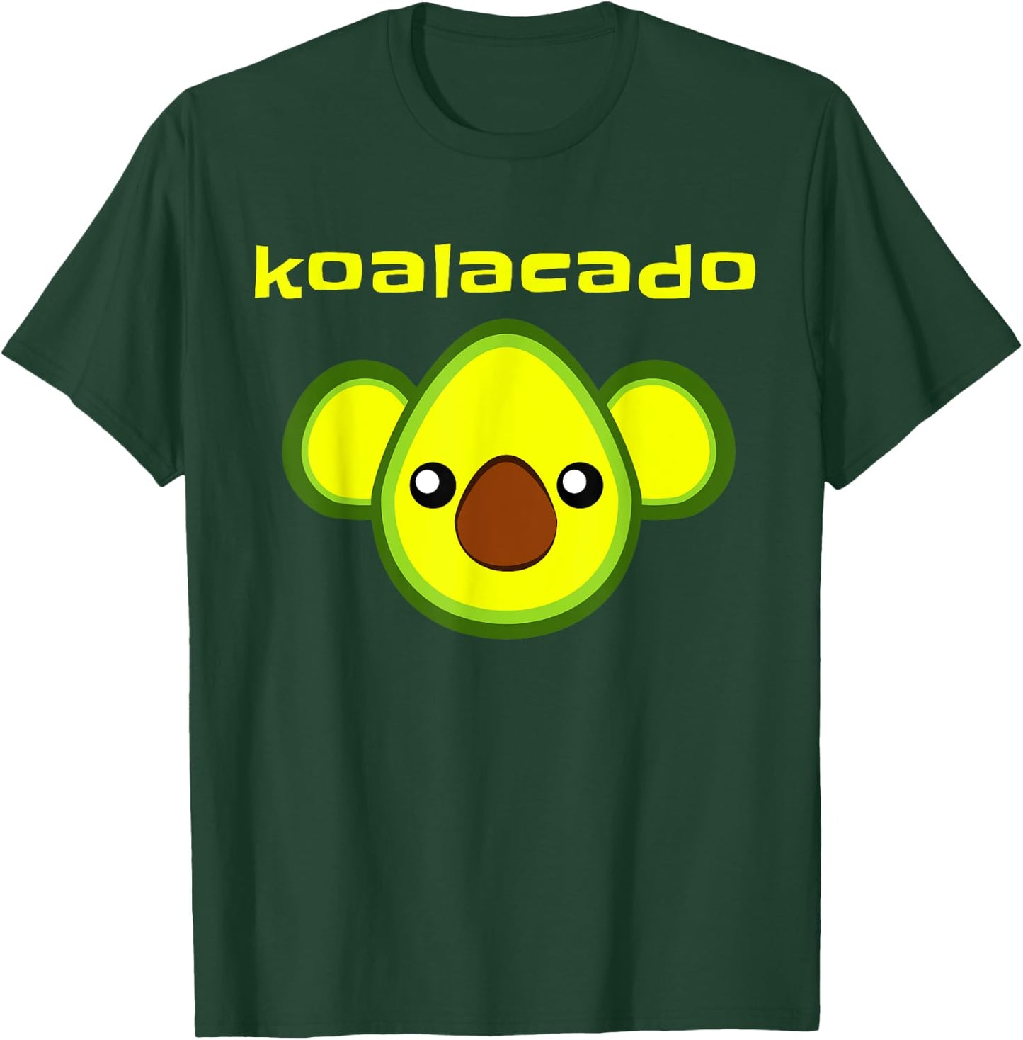 Koalacado Avocado Koala Cute Keto Vegan Taco Lover Costume T-Shirt - T-Shirt | Forest
