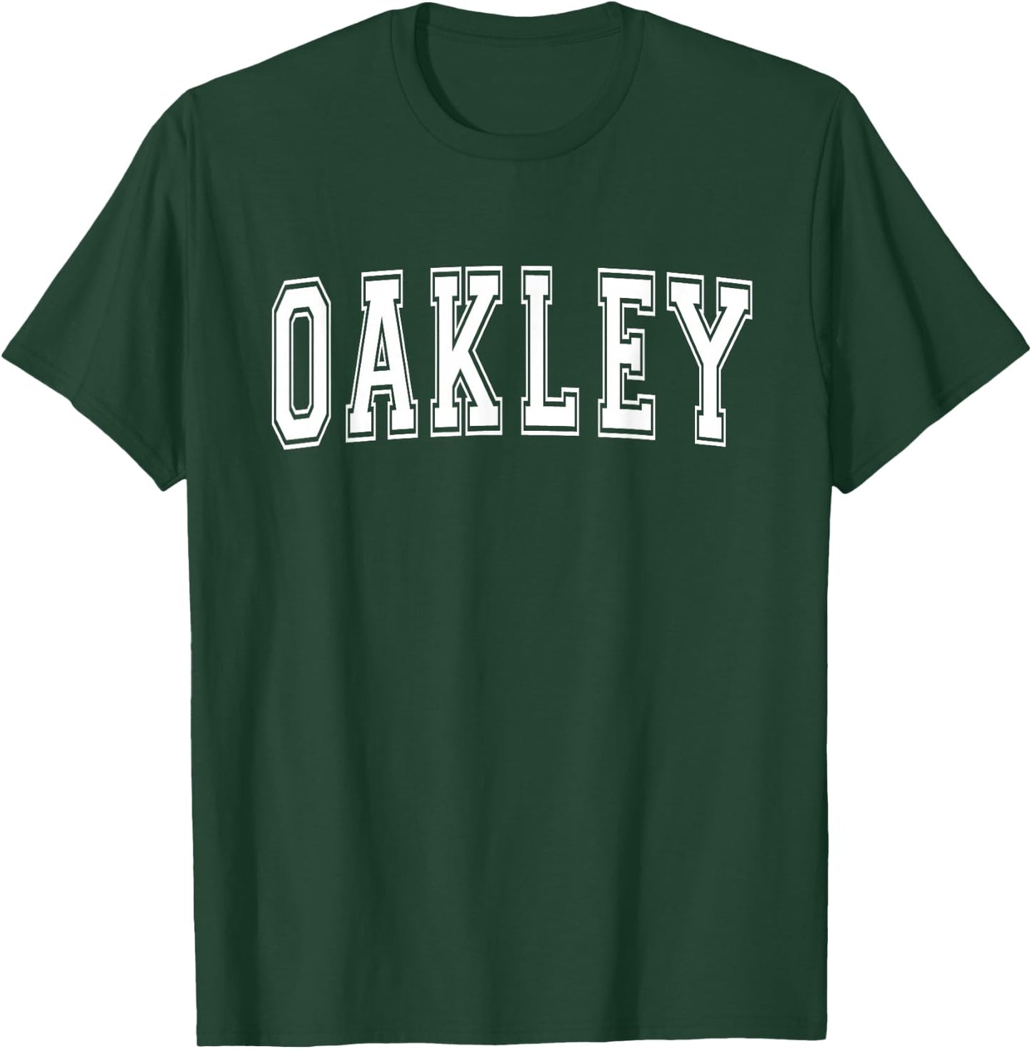 OAKLEY CA CALIFORNIA USA Vintage Sports Varsity Style T-Shirt - T-Shirt | Forest