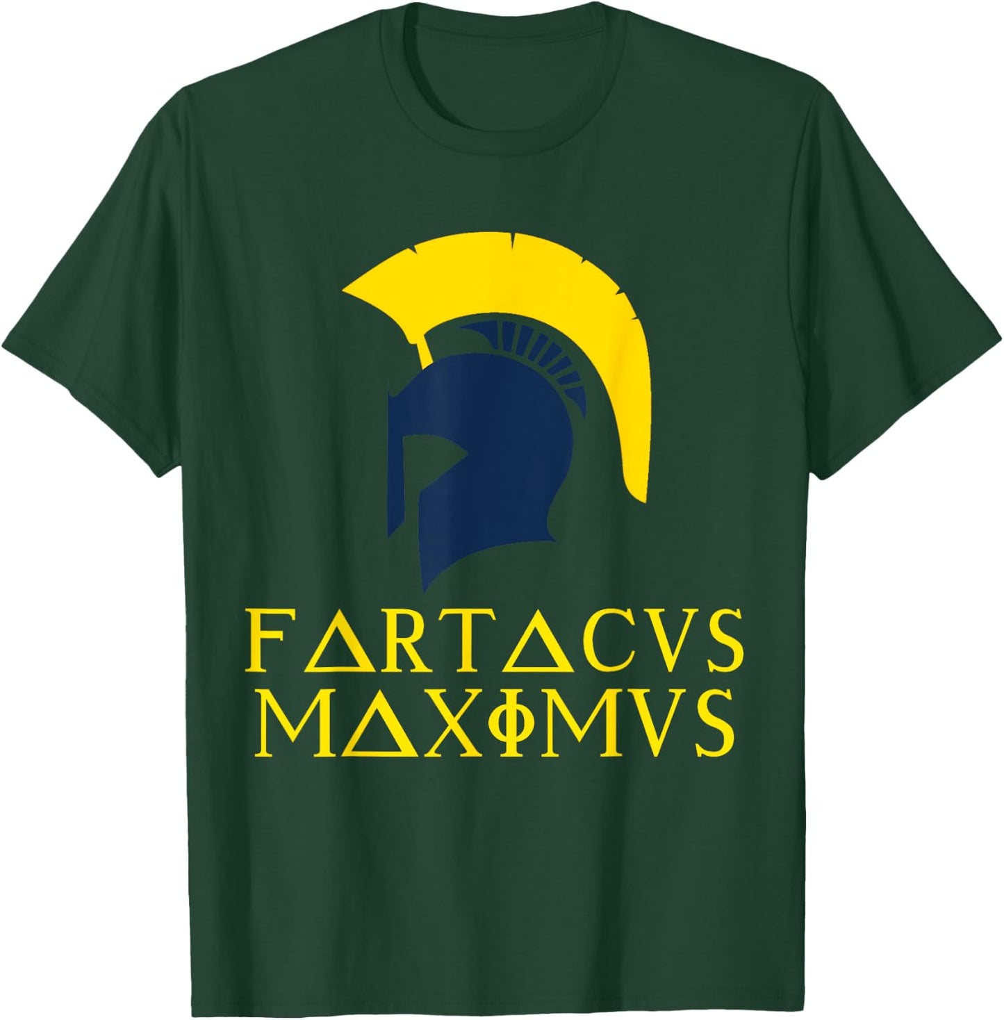 Fartacus Shirt Maximus Farting Spartan Warrior Cool T-Shirt - T-Shirt | Forest