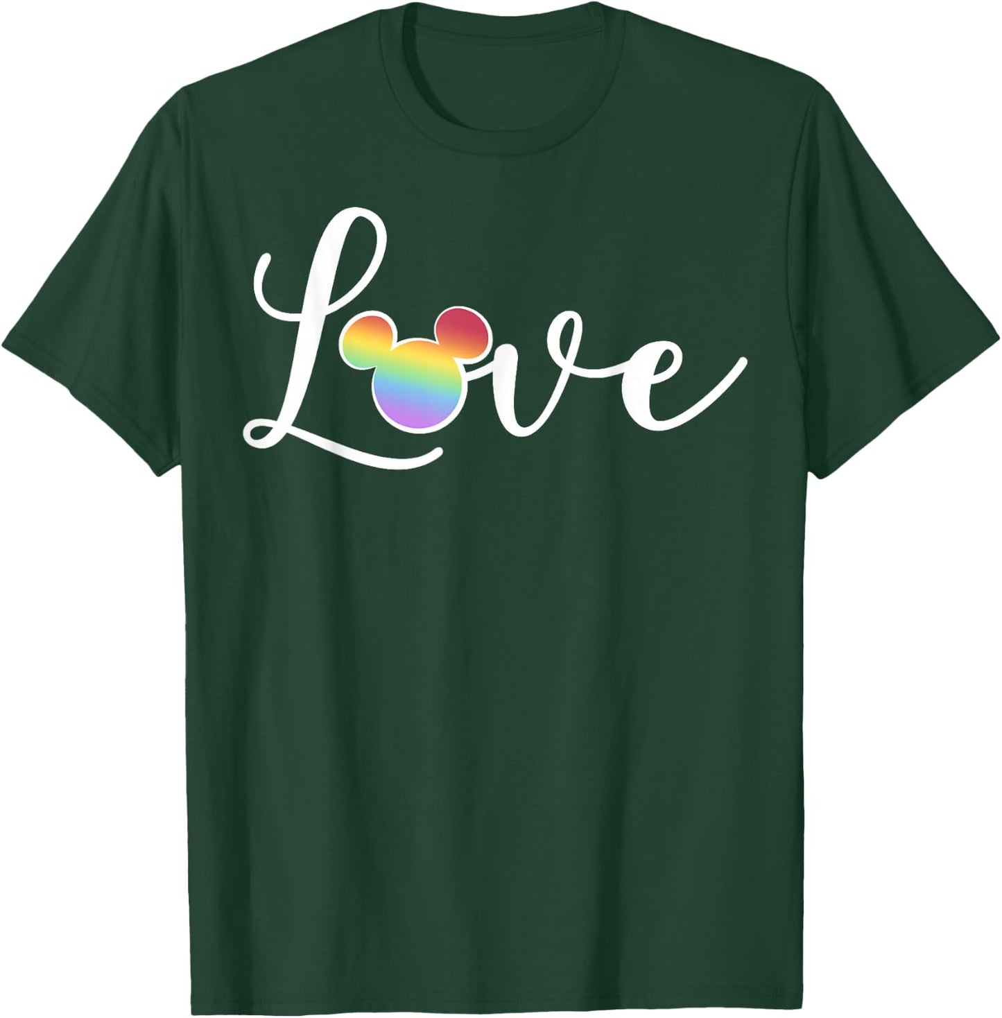 Disney Mickey And Friends Rainbow Love C2 T-Shirt - T-Shirt | Forest