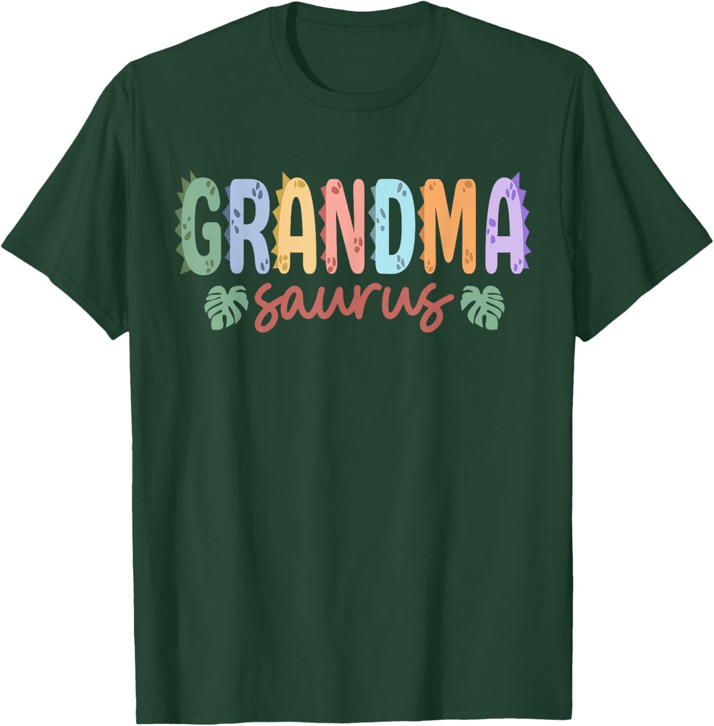 Grandma Saurus Dad Dinosaur Birthday Family Matching T-Shirt - T-Shirt | Forest